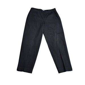 Talbots Womens Black Stretch Pants Size 12